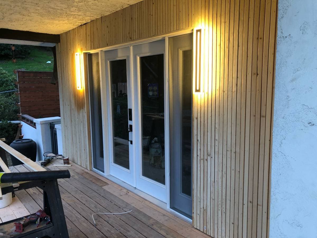 picture of a newly installed and remodeled patio door